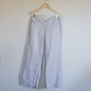 LOFT Wide Leg Linen Pants Size 12